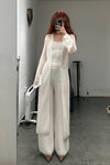 SWAYING/KNIT Seamless Mohair Pants-Double Layer SW211XZ04